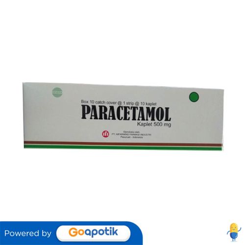 Jual PARACETAMOL IMFARMIND 500 MG BOX 100 KAPLET Shopee Indonesia