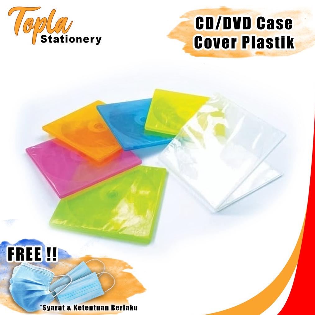 Jual Art903 Tempat Cd Kotak Topla Dvd Case Kotak Dengan Cover Plastik Harga 1 Pack Isi 50 Pcs 