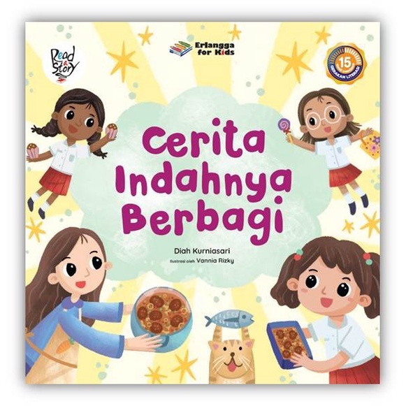 Jual BUKU ERLANGGA ORIGINAL CERITA ANAK : CERITA INDAHNYA BERBAGI ...