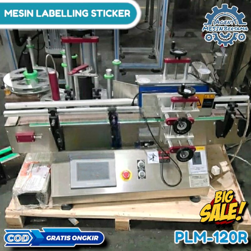 Jual Mesin Automatic Labelling Sticker Botol PLM -120R Mesin Tempel ...