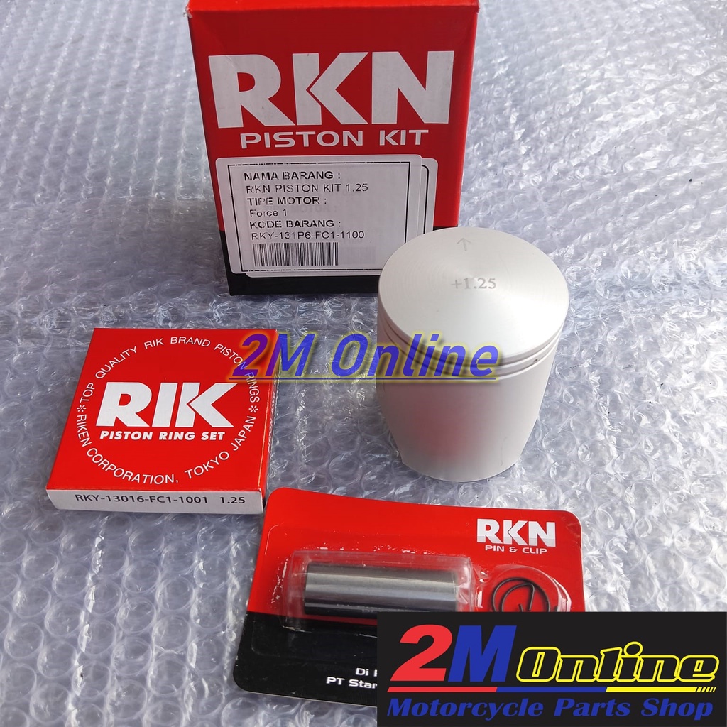 Jual Mdr Seher Piston Kit Force 1 FIZR OS 125 Ring RIK Japan RKN RIKEN ...