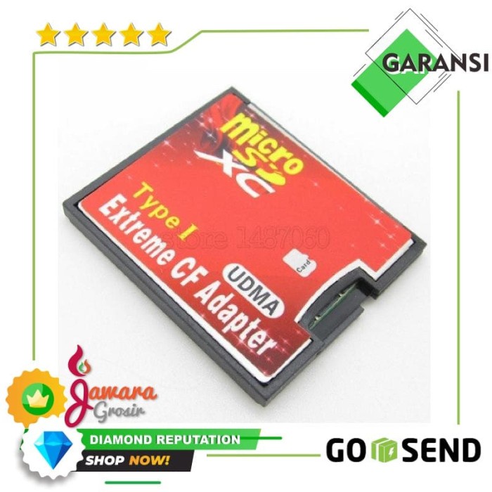 Jual Best Seller Extreme Micro Sd Card To Cf Adapter Converter - Tsr058 ...