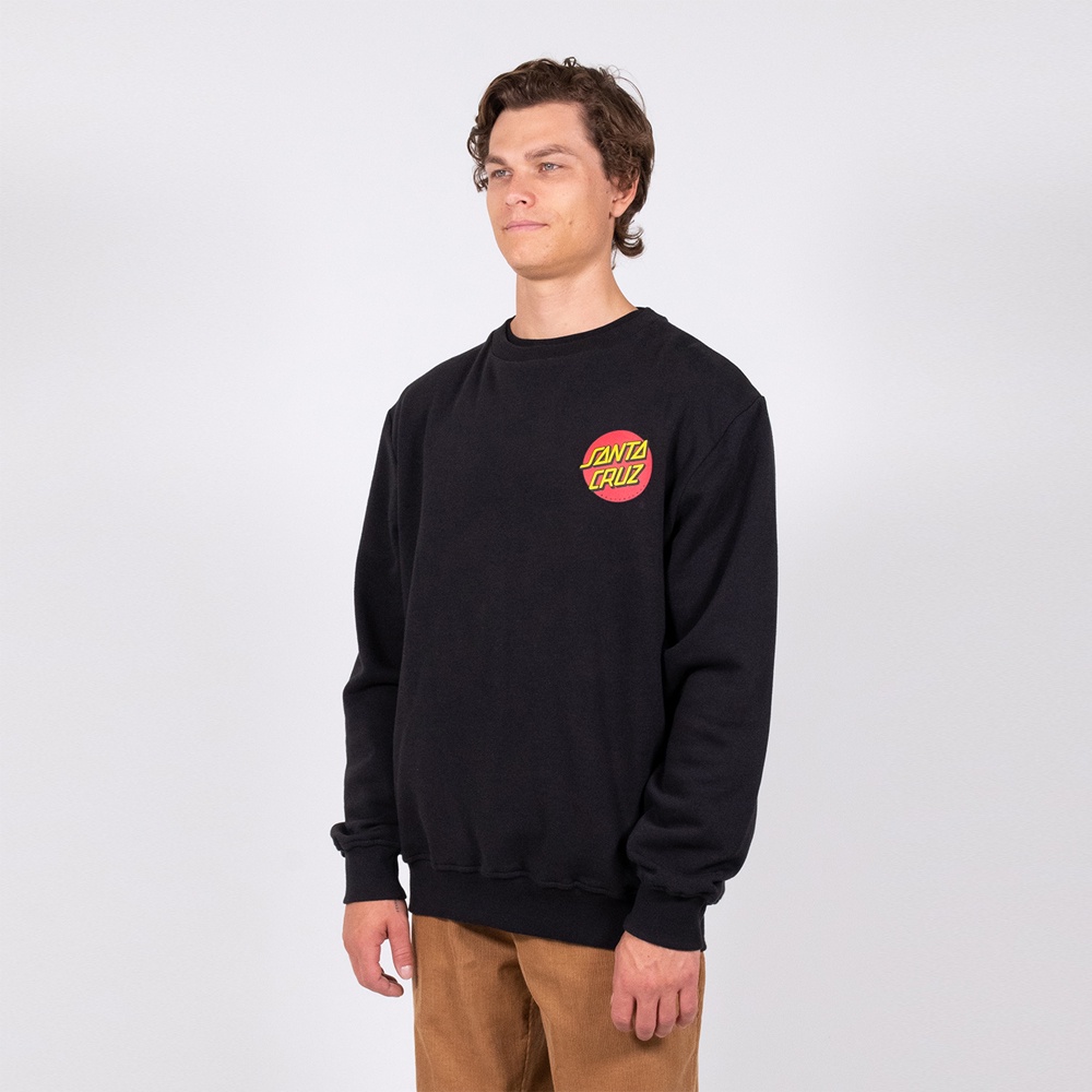 Jual Santa Cruz Classic Dot Chest Crew Neck Sweater Sm123 Cr01 Shopee Indonesia
