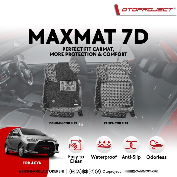 Jual Otoproject Karpet Mobil D Maxmat All New Agya At Diamond Beige Nocoil Nocargo