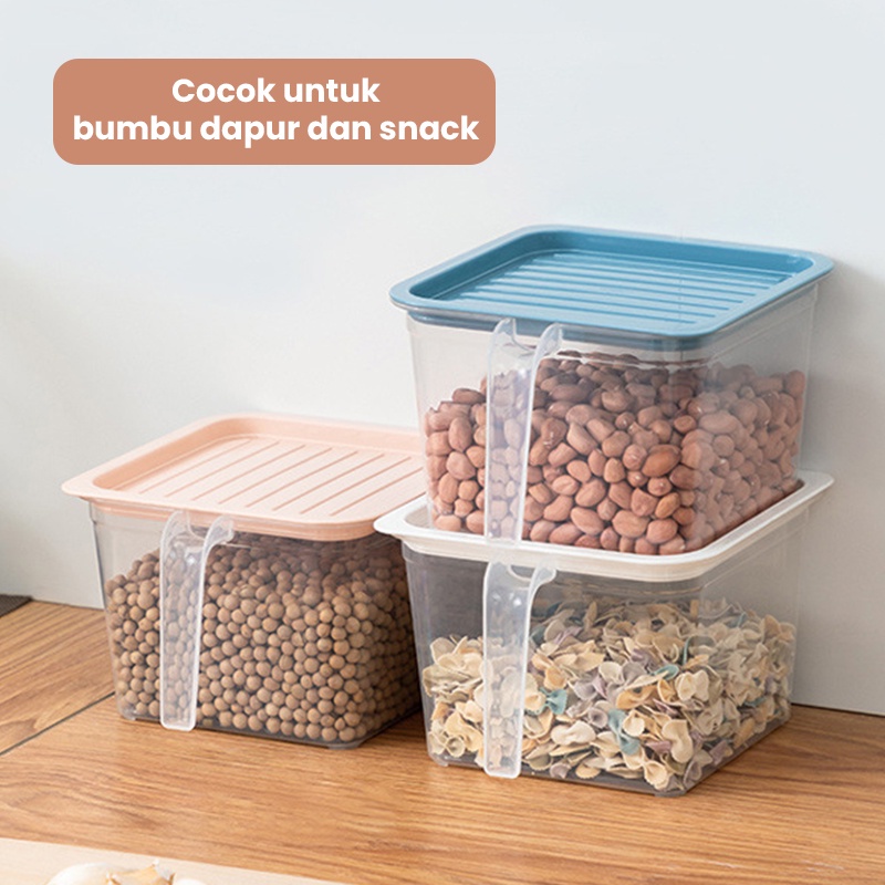 Jual Inaso Toples Kotak Tempat Penyimpan Makanan Dapur Kulkas Food