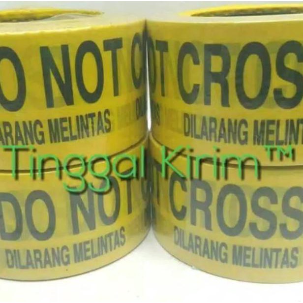 Jual Murah Police Line Barricade Tape 3 X 300 Mtr Do Not Cross