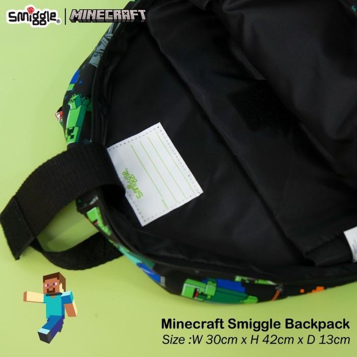 Jual Smiggle Minecraft/Tas Ransel Smiggle Minecraft/Tasranselanak ...