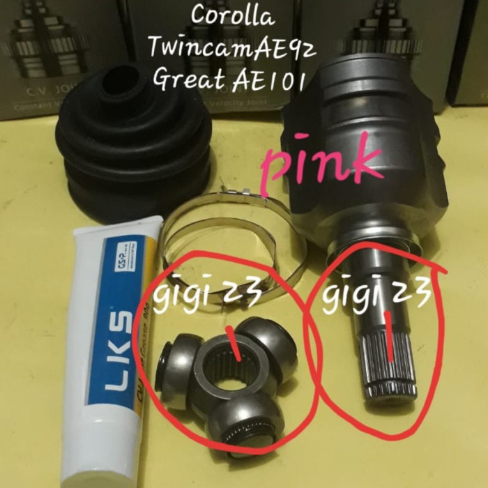 Jual Cv Joint Dalam As Roda As Kopel Corolla Twincam Ae Great Ae Termurah Shopee Indonesia