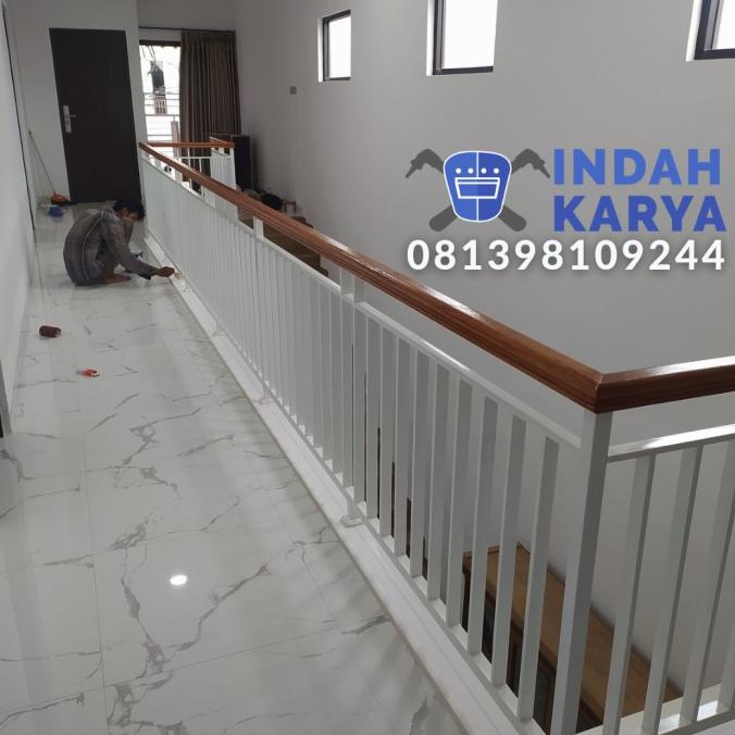 Jual Dp Railing Handrail Kayu Dan Besi Cijantung | Perlengkapan Rumah ...