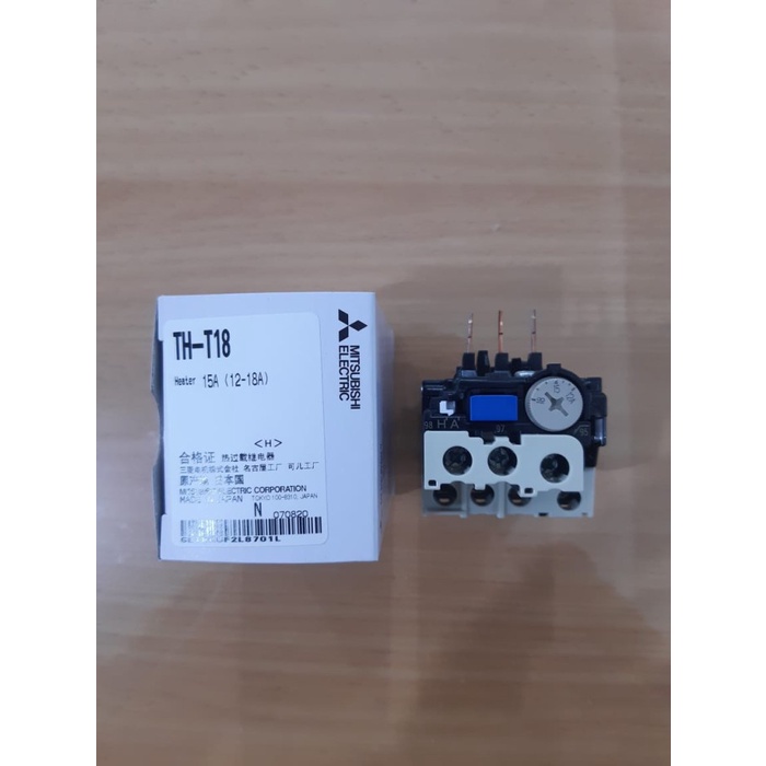 Jual MITSUBISHI THERMAL OVERLOAD RELAY THT18 15A (12 18A) Shopee