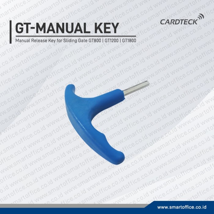Jual Kunci T Manual Automatic Sliding Gate Cardteck Gt800 Gt1200 Gt1800