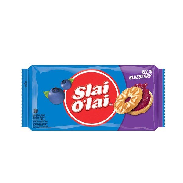 Jual SLAI OLAI SUSU BLUEBERRY 192 GR - BISKUIT | Shopee Indonesia