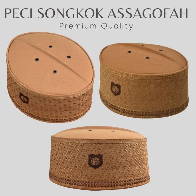 Jual Peci Kopiah Ashagofah Perlengkapan Sholat Pria Dewasa Remaja