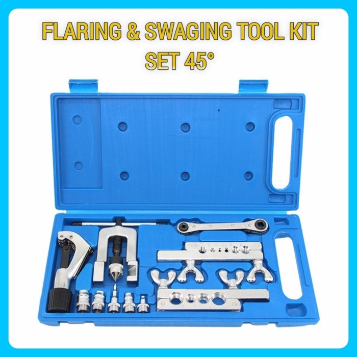 Jual FLARING TOOL AC SET SWAGING CT278 PLUS KUNCI RACHET CUTTER AC LENGKAP Shopee Indonesia