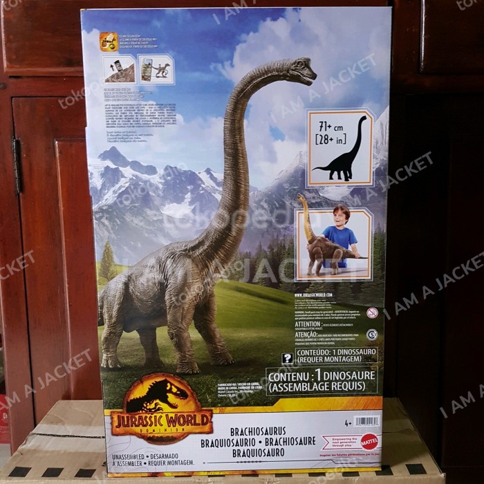 Jual Jurassic World Dominion Brachiosaurus Original Mattel Shopee Indonesia 