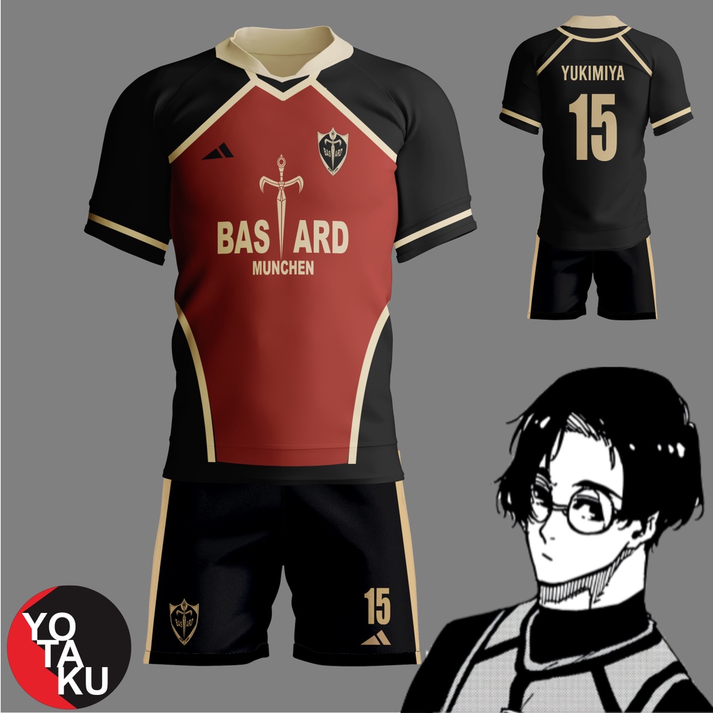 Jual Jersey Anime Cosplay Blue Lock Bastard Munchen Kenyu Yukimiya Full