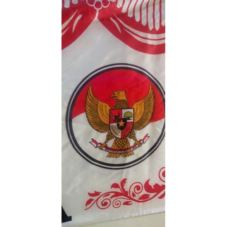 Jual Discount Bendera Merah Putih Panjang Bendera Indonesia Sablon Garuda Bendera Gapura