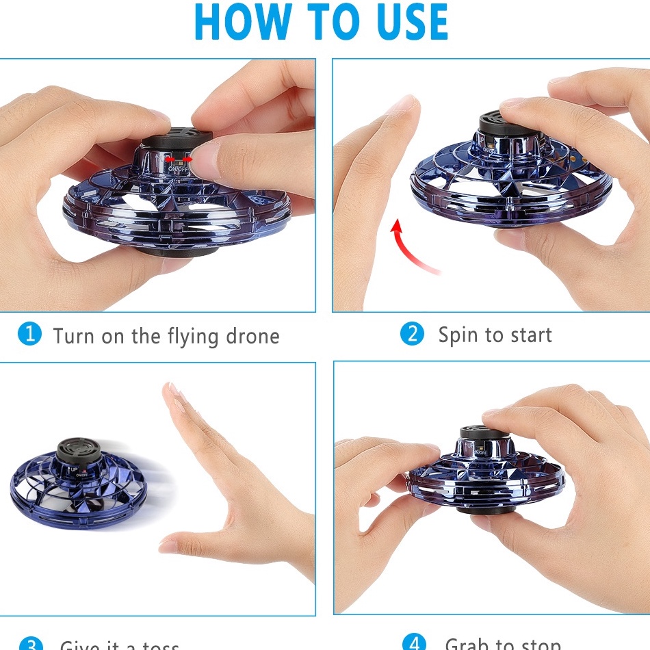 Jual Chekout!.. （COD) Flynova Pro Flying Ball Flying Spinner Bola ...