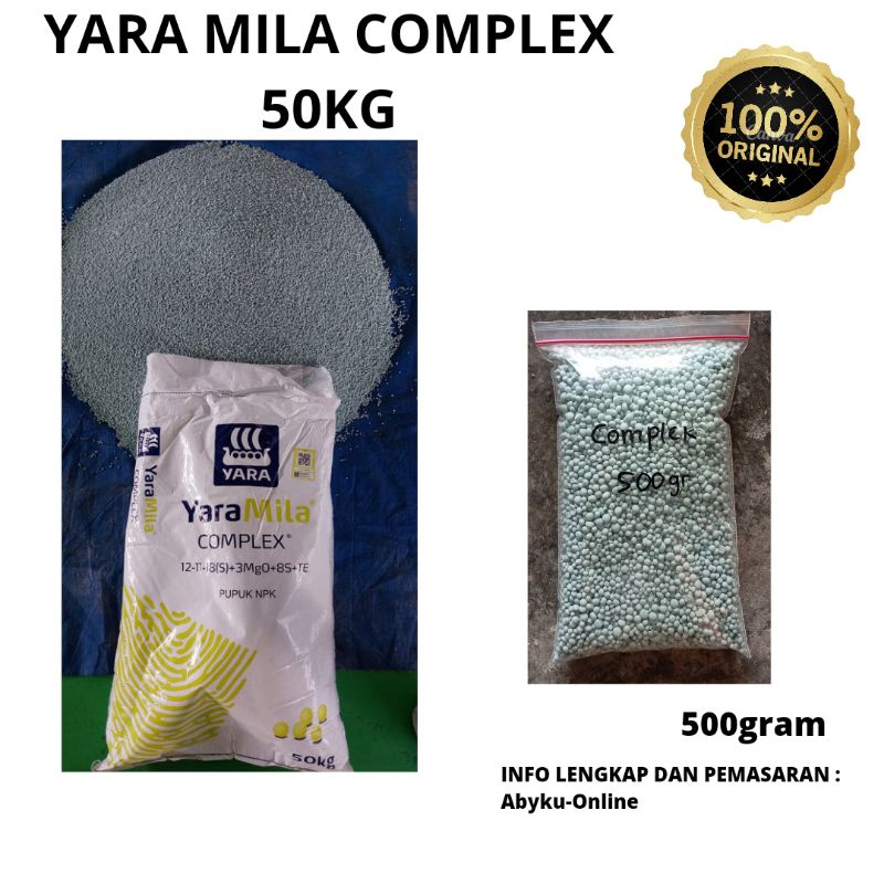 Jual PUPUK YARA MILA COMPLEX REPACKING 500GRAM | Shopee Indonesia