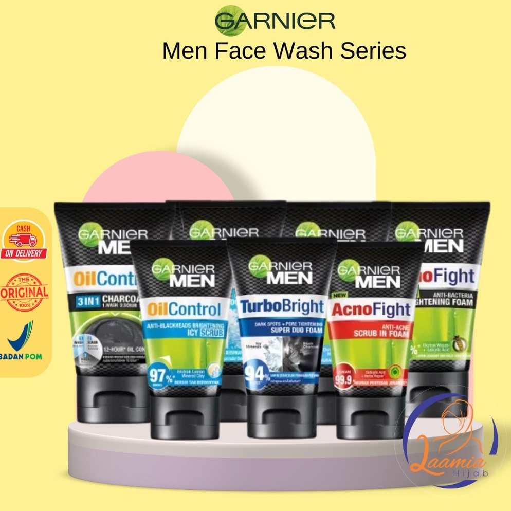 Jual [CODE BARANG 508EYW] Laamia Garnier Men Face Wash Series Oil ...