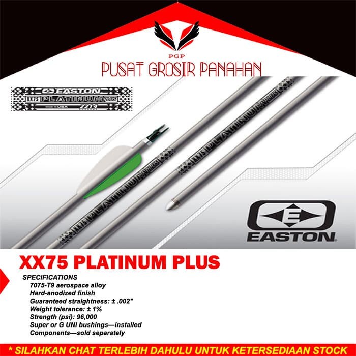 Jual Best Seller 1616 Arrow Platinum Plus Xx75 / Easton Platinum / Pusat  Grosir Panahan | Shopee Indonesia