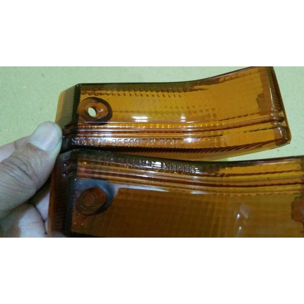 Jual Sepasang Mika Sein Depan Suzuki Rc 100 Dk Bravo Warna Merah