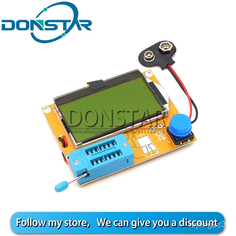 Testeur électronique LCR-T4 - Mesure ESR, Transistor, Diode, Capacité, Inductance