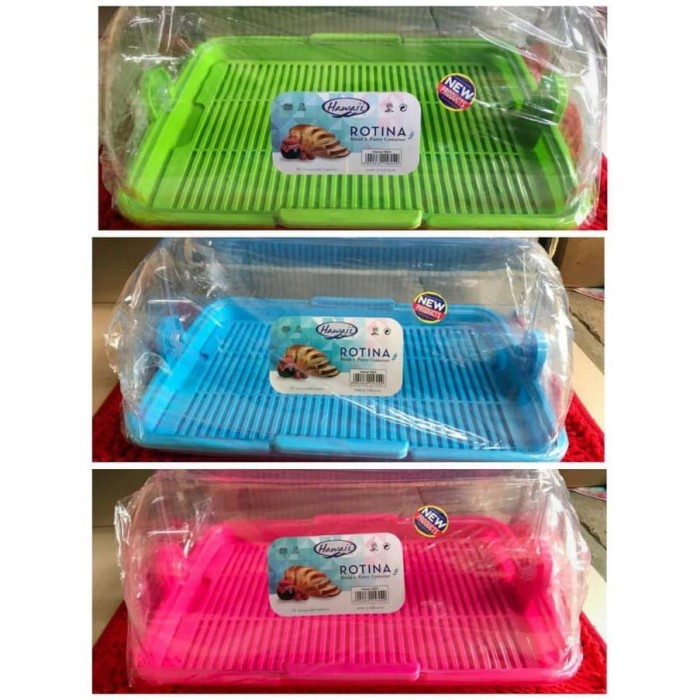 Jual Terlaris Hawaii Tempat Roti & Kue Rotina Xl Ukuran Besar 5804 ...