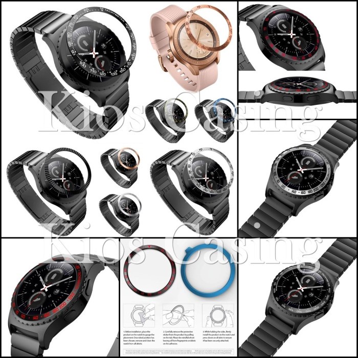 Jual READY ORIGINAL Samsung Gear S2 Classic R732 Bezel Ring Frame Anti Gores Metal Alloy ASLI Shopee Indonesia