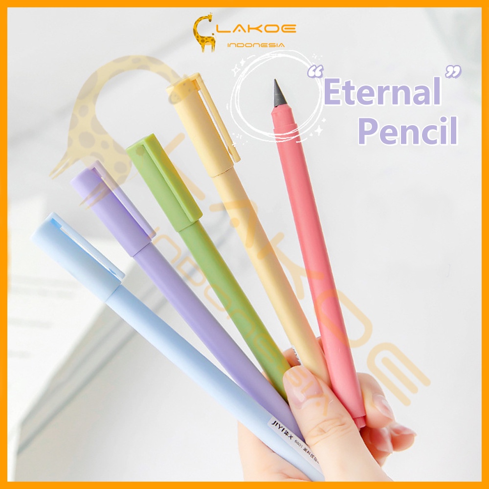 Jual Pensil Eternal Graphite Pencil Tanpa Isi Untuk Sekolah Shopee