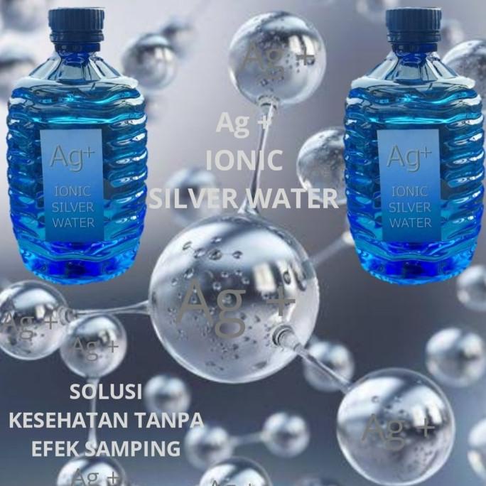 Jual Ag+ ionic silver water 500 ml ( air ion perak ) dijamin ASLI ...