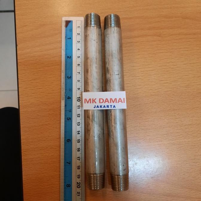Jual Pipa Nepel Stainless Sch40 20Cm 2