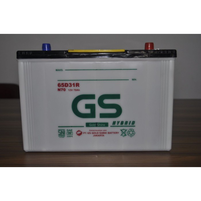 Jual Aki GS GOLD SHINE N70 AKI BASAH HYBRID Dyna L300 Kuda Series