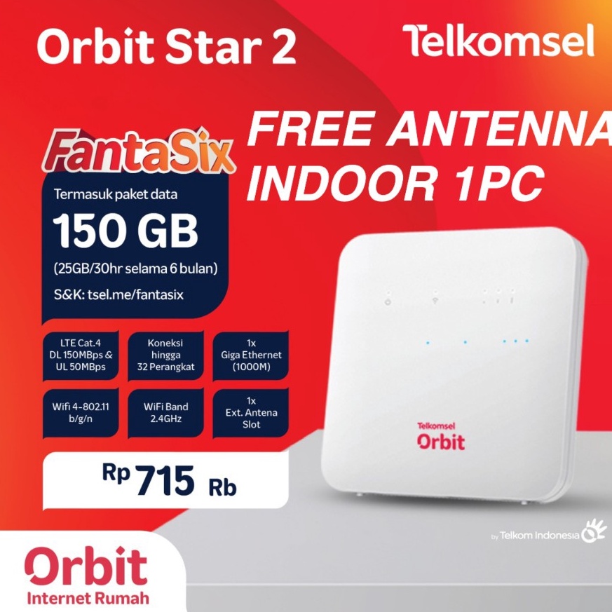 Jual CHEKOUT Telkomsel Orbit Star 2 Huawei B312 Modem Wifi Router 4G ...