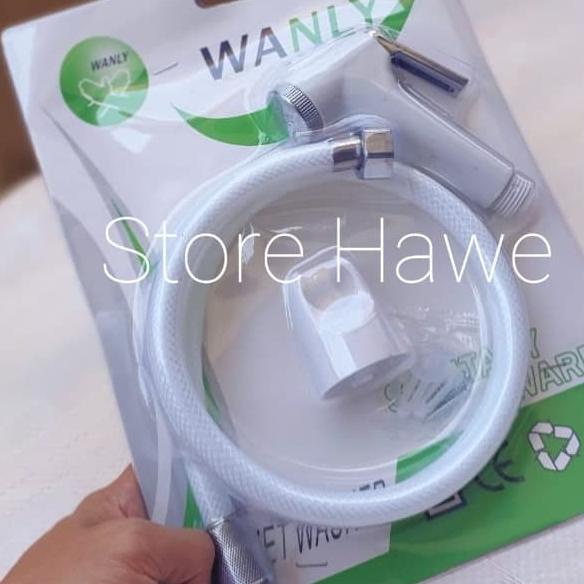 Jual Open DS] jet shower putih merk wanly/toilet shower putih/jet