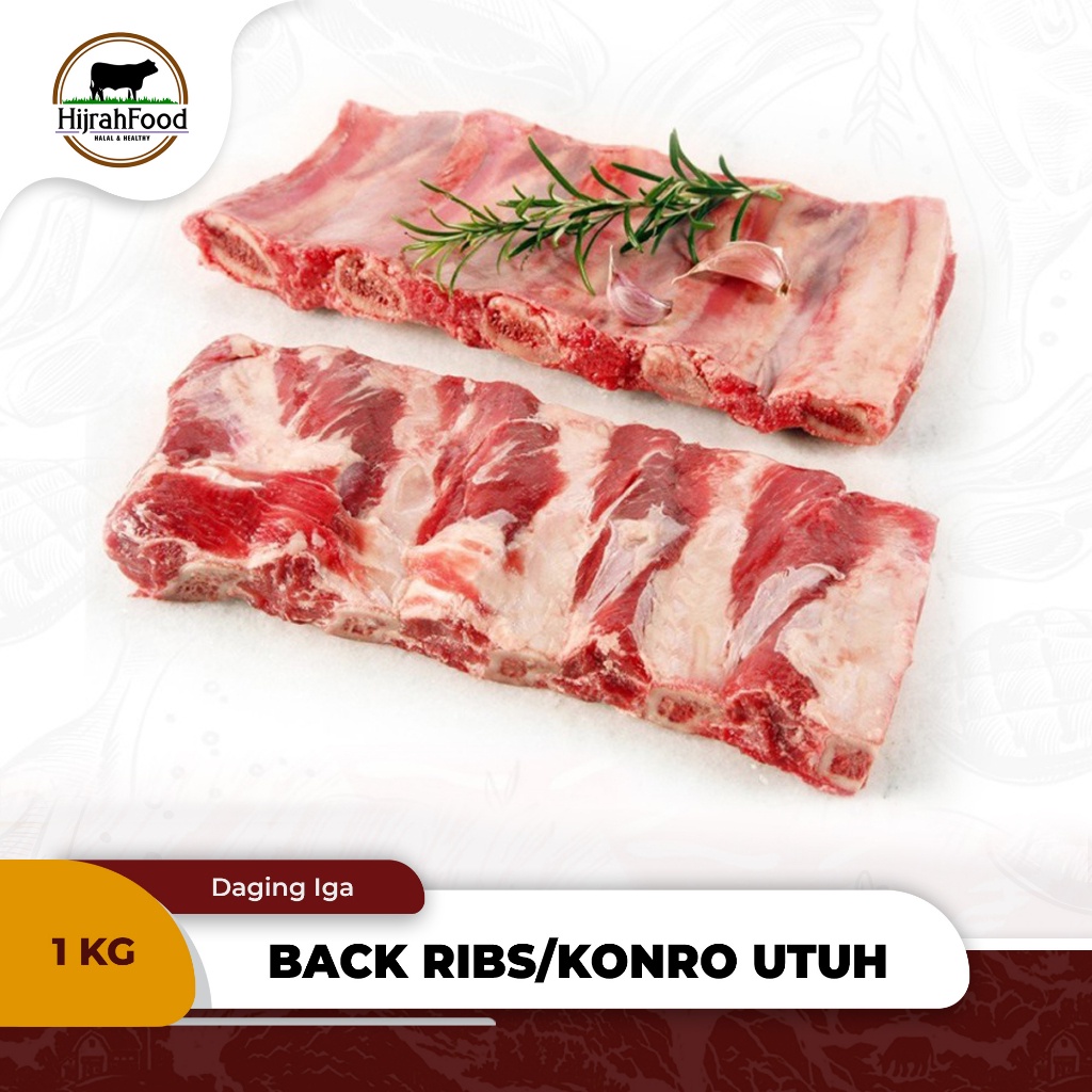 Jual Back Ribs - Daging Sapi Iga Konro Utuh / Potongan - Pilih Varian ...