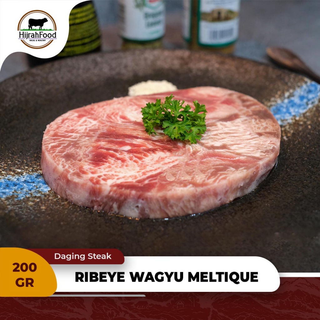 Jual Ribeye Wagyu Meltique Beef Steak AUS Ribeye Steak 200 gr