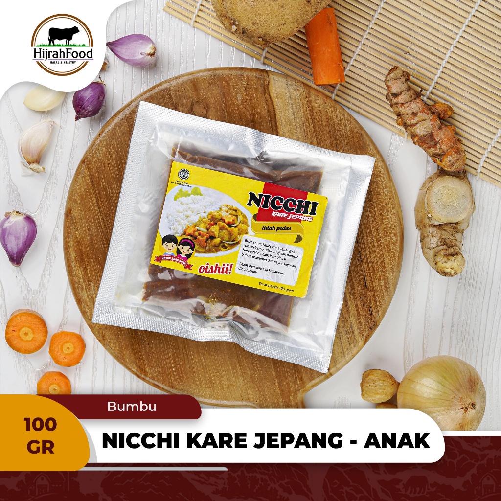 Jual NICCHI Kare Jepang Anak | Japanese Curry Paste | Kari Non MSG ...