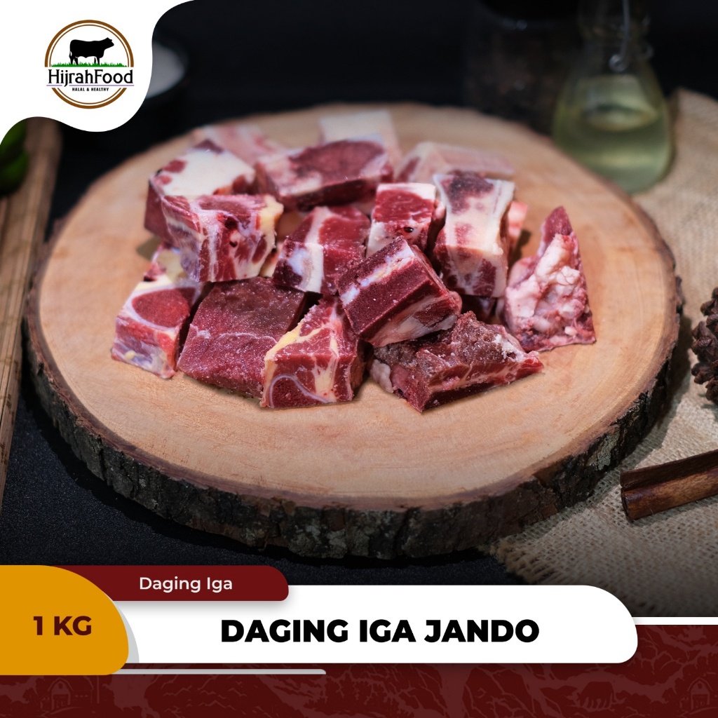 Jual Hijrahfood Iga Tulang Muda Jando Sandung Lamur Sapi | Beef Brisket ...