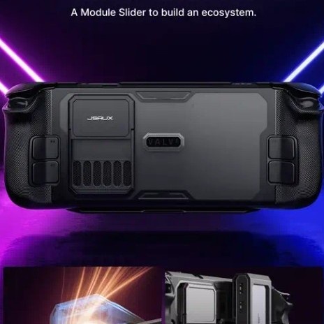 JSAUX ModCase para Steam Deck, PC0104 Estuche Modular para Steam Deck con válvula de Banco de
