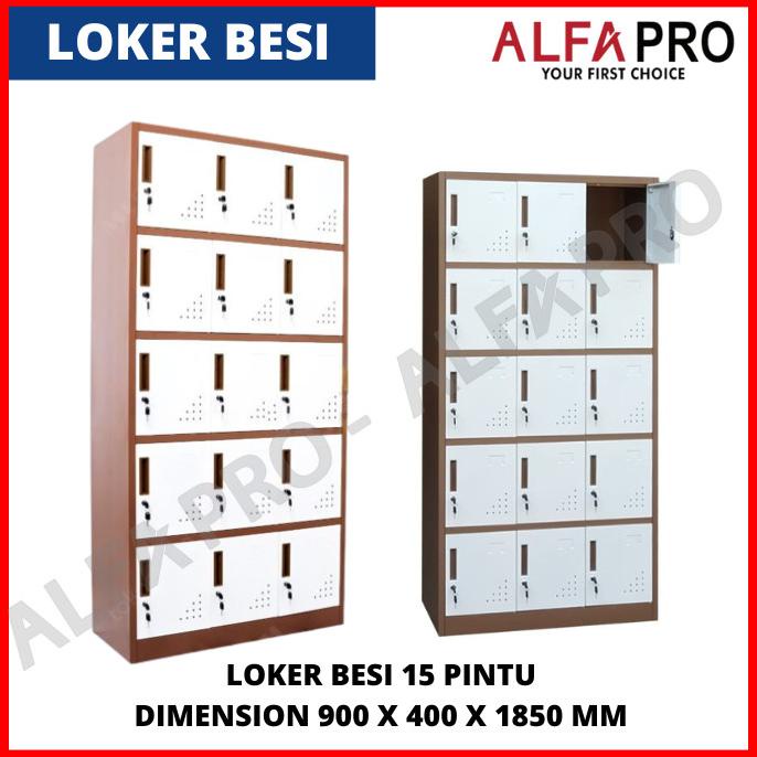 Jual Loker Besi Locker Besi 15 Pintu - Lemari Locker Besi Murah ...