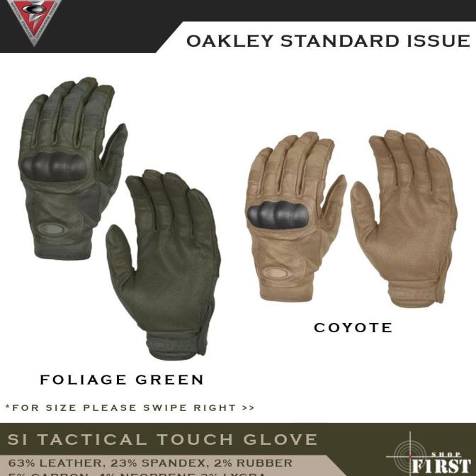 Jual Oakley SI Tactical Touch Glove | Shopee Indonesia