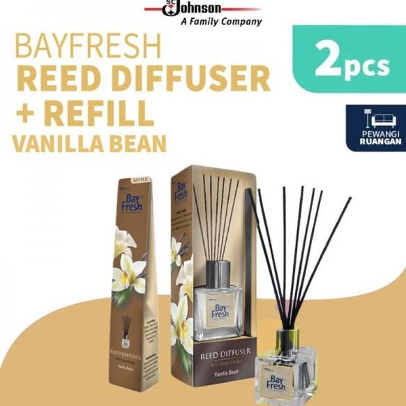 Jual New Bayfresh Reed Diffuser Pengharum Ruangan + Refill - Vanilla ...