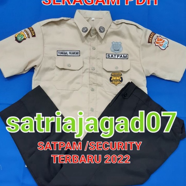 Jual Dijual Murah SERAGAM PDH CREAM SATPAM/SECURITY,SERAGAM SECURITY ...