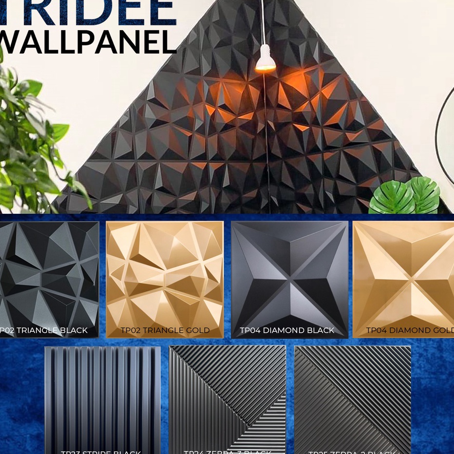Jual Kirim Sekarang TRIDEE WALLPANEL TRIANGLE DIAMOND | WALLPAPER ...