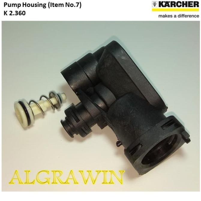 Jual Karcher Manifold Cylinder Head Control Head Pump K2.360 Spare Part