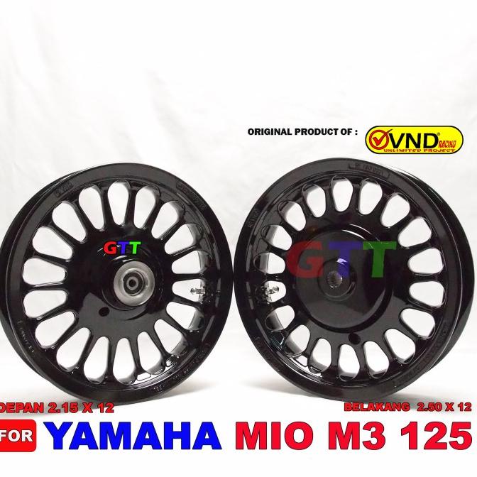 Jual VELG RACING VND ROULLETE RING 12 MIO M3, SOUL GT125, FINO 125, MIO ...