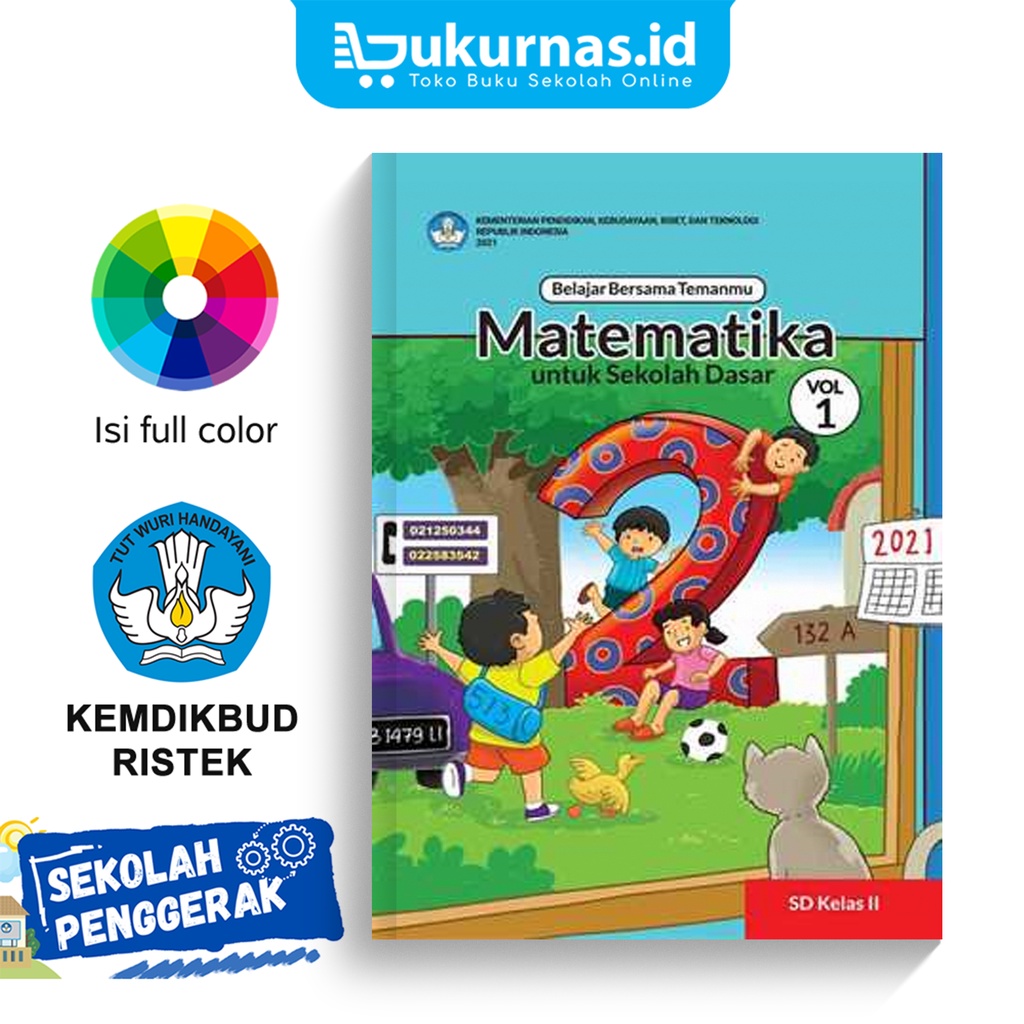 Jual Buku Belajar Bersama Temanmu Matematika SD/MI Kelas 2 Vol 1 ...