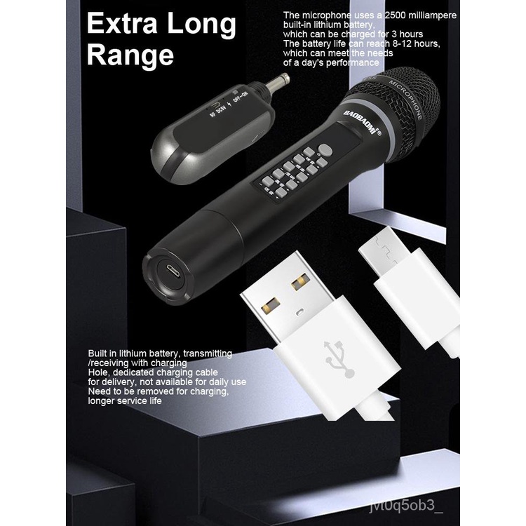 Jual &Ultimate Home Use Wireless Microphone with Reverb and Bluetooth ...