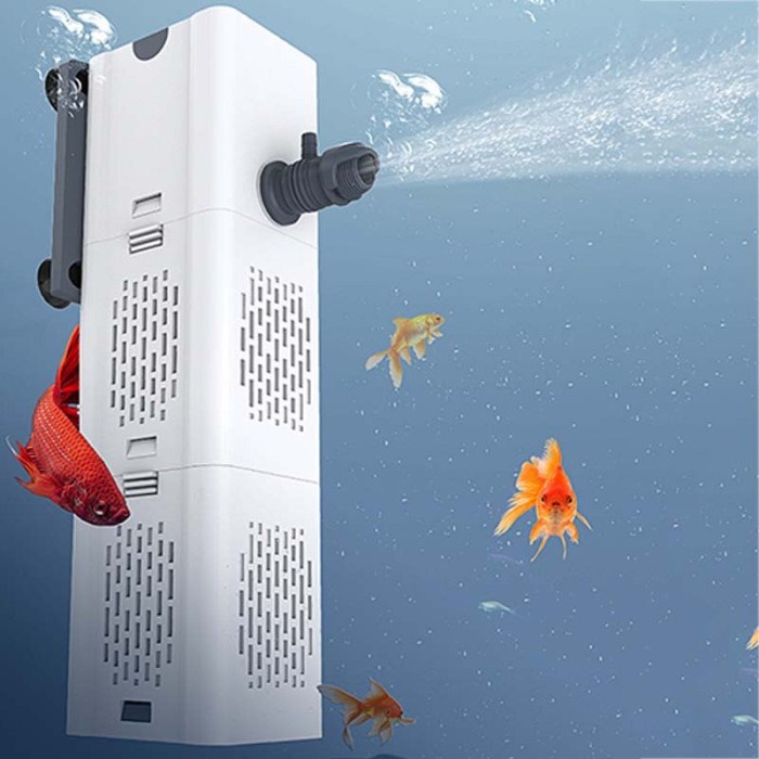 Jual Pompa Air Aquarium Ikan Filter Air Kolam Ikan 25W Pompa Oksigen